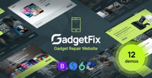 Gadgetfix - Phone and Gadget Repair Service Website Template by designesia