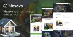 Nexava - Roofing Services HTML Template by cmshaper