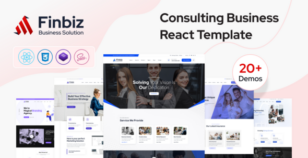 Finbiz - Consulting Business React Js Template by ThemeWant