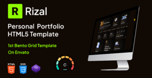 Rizal - Personal Portfolio HTML5 Template by ThemeHt