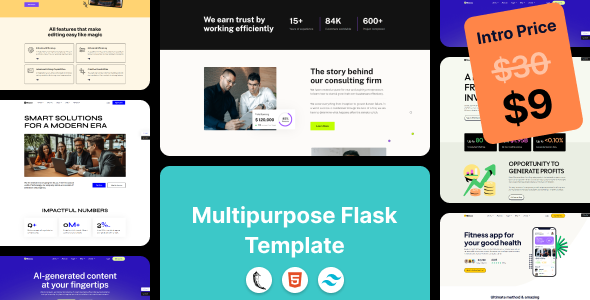 Masco - Saas Software Startup Flask Template by PixcelsThemes