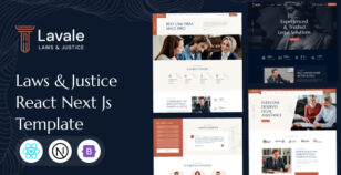 Lavale | Law and Attorney React Next Js Template by themehealer