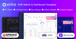 Xintra - PHP Admin & Dashboard Template by SPRUKO