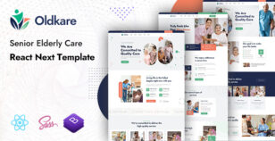 Oldkare - Senior Elderly Care React Template by KodeSolution