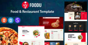 Foodu - Food and Restaurant HTML Template by validthemes