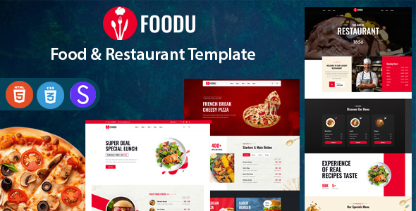 Foodu - Food and Restaurant HTML Template by validthemes