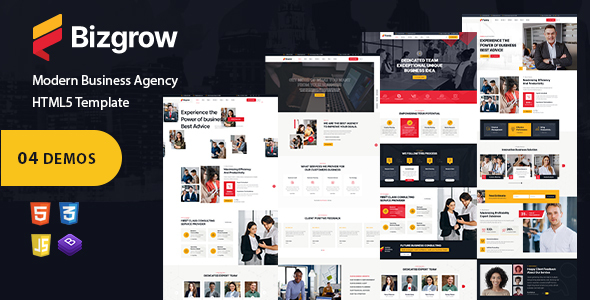 Bizgrow - Business Consulting HTML Template by weblayout