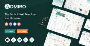 Admiro – React Nextjs Admin & Dashboard Template by PixelStrap