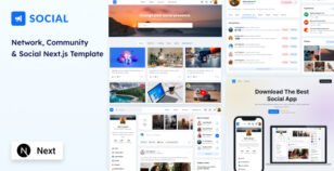 Social - Network & Community Next.js Template by Stackbros