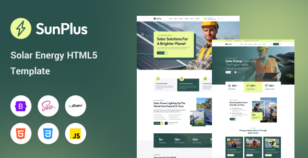 SunPlus - Solar Energy HTML Template by Saptheme