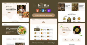 The Kafika - Cafe and Restaurant HTML Template by wpbunch