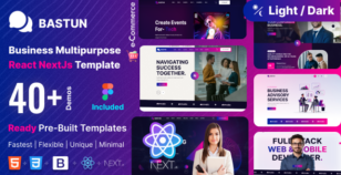 Bastun - React Multipurpose React NextJs Template by techboot