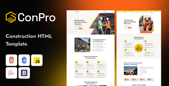 ConPro - Construction HTML Template by Mugli