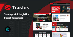 Trastek - Transport & Logistics React Template by themesflat