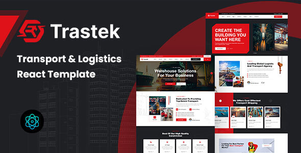 Trastek - Transport & Logistics React Template by themesflat