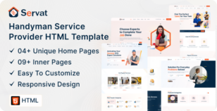 Servat - Handyman Service Provider HTML Template by binary-vines