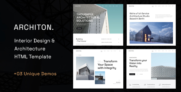 Architon | Architecture & Interior Design HTML Template by capricorn-studio