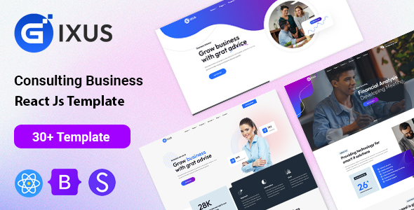 Gixus - Consulting Business React Template by validthemes