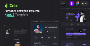 Zelio - Personal Portfolio NextJS React Template by alithemes