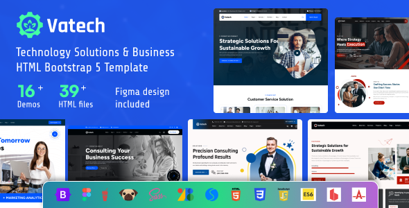 Vatech - Technology Solutions & Business HTML Template by alithemes