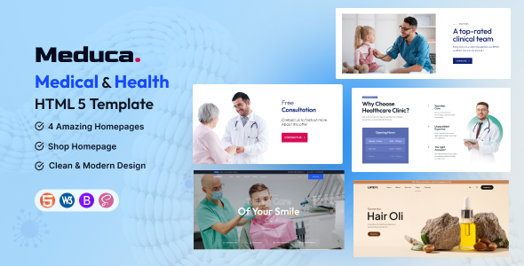 Meduca - Medical & Health HTML Template by EaglesThemes