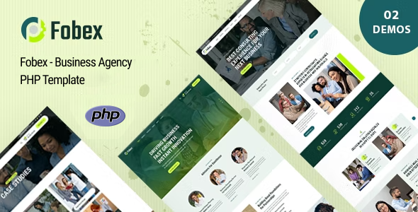 Fobex - Multipurpose Business Agency PHP Template by codesholder