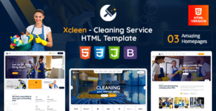 Xcleen - Cleaning Services HTML Template by themesion