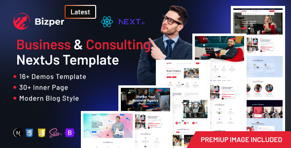 Bizper - Business and Consulting NextJs Template by themes-park