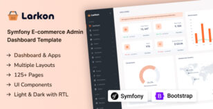 Larkon - Symfony Ecommerce Management Admin & Dashboard Template by Techzaa