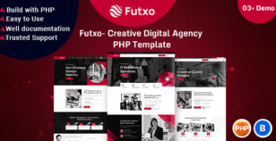 Futxo- Creative Digital Agency PHP Template by webplateone