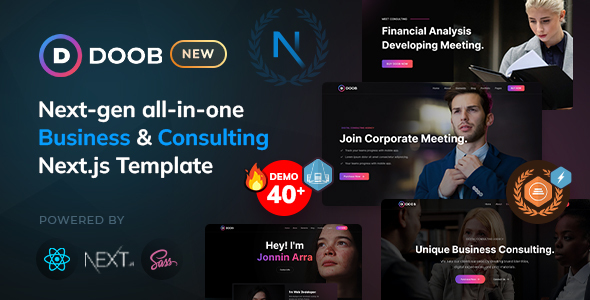 Doob - Business and Consulting NextJS Template by ThemeHook