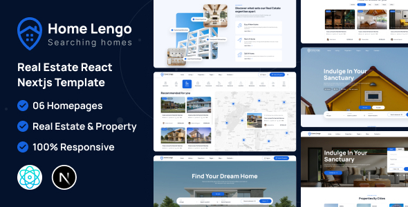 Homelengo - Real Estate React NextJS Template by themesflat