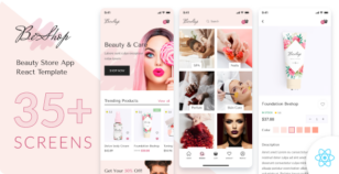 BeShop - Beauty Store & eCommerce React Mobile App | PWA by George_Fx