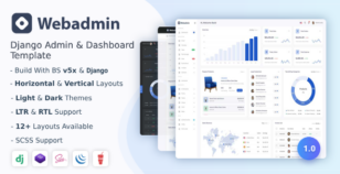 Webadmin - Django Admin & Dashboard Template by themesdesign