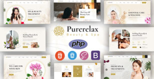 Purerelax - Spa & Beauty PHP Template by KodeSolution