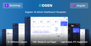 Osen - Angular 18 Admin & Dashboard Template by coderthemes