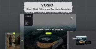 Vosio | React NextJS Personal Portfolio by TrendyCoder