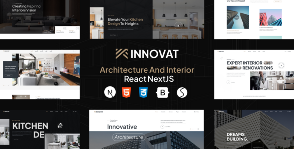 Innovat - Architecture & Interior NextJS Template by ThemeWant