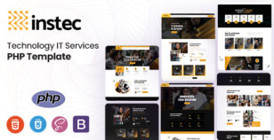 Instec - Technology IT Services PHP Template by KodeSolution