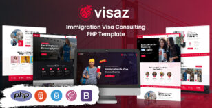 Visaz - Immigration Visa Consulting PHP Template by KodeSolution