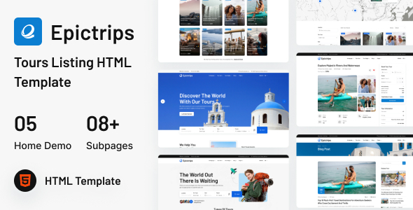 EpicTrips- Travel & Tour Booking HTM Template by themesflat