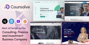 Counsolve - Consulting & Investments React Next Js Template by ThemeKalia