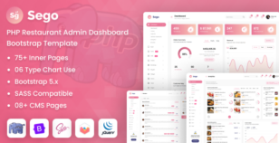 Sego - PHP Restaurant Admin Dashboard Bootstrap HTML Template by DexignZone