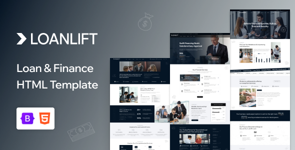 Loanlift - Loan & Finance HTML Template by udayraj