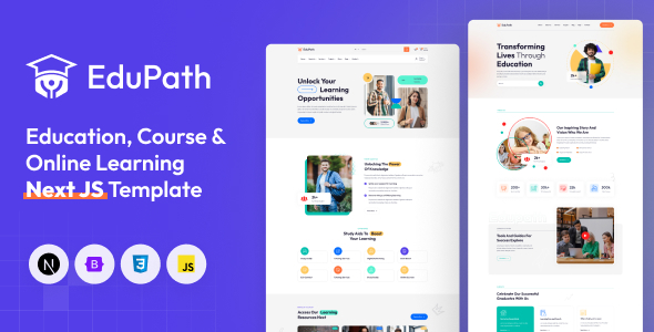 Edupath - LMS, Online Courses, Education NextJs Template by themecorn