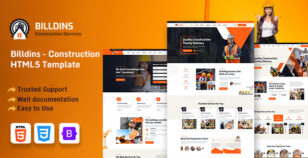 Billdins - HTML5 Construction & Business Template by weblayout