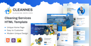 Cleannes - Cleaning Services HTML Template by Theme-Junction