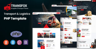 Transfox - Transport & Logistics PHP Template by KodeSolution