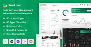 Workload - Node Js Project Management Admin Dashboard Template by dexignlabs