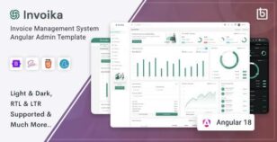 Invoika - Angular 18 Invoice Management Admin Template by Themesbrand